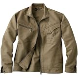 (ジチョウドウ)Jichodo 55600 長袖ブルゾン(春用)【ジャウイン Jawin】 LL 131：シックブラック [ウェア&シューズ]