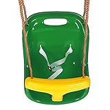 Docooler ハンギング スイングシート インドア キッズ トラピーズチェア プラスチック 屋外 子供 幼児 プレイグラウンド バックヤード トイ用 ロープ付き