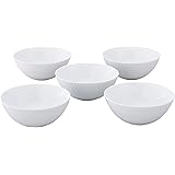 Noritake ノリタケ ボウル セット 14cm 490cc リズモホワイト 電子レンジ対応 食洗機対応 5個 ファインポーセレン F5306L/1610