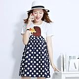 ツバメ--屋　春夏 マタニティ ワンピース タイトフォルム マキシ丈 ワンピース 外出着 妊婦服 ワンピース 授乳服 / マタニティ (XL)