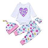 (プタス)Putars ベビー服 子供服 上下セット ロンパース 女の子 ハート柄 英字柄 BE MINE 可愛い 秋 冬 新生児 歩行服 出産お祝い 記念日 プレゼント 0-18ヶ月