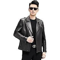 Amazon | [JINLUN] 革ジャン メンズ 本革 レザージャケット