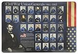 Painless Learning CWG-1 Civil War Generals Placemat