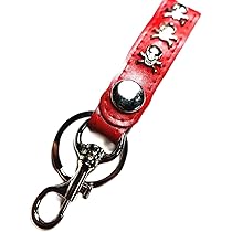 Amazon.co.jp: [SHOUT RUE] 牛革 レザー ドクロ スタッズ ベルト