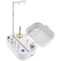 ボビンワインダー　小管巻き機 Amazon | Hicello ミシン用自動ボビンワインダー 電動ワインダー