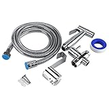 シャワー シャワーヘッド ノズル ホース シャワーフック セット キッチン用 浴室用 トイレ用 多機能 消臭 抗菌 浄水 節水 水流調整 衛生管理 (4)