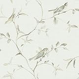 York Wallcoverings ve7070 Patina Vie Birds of a Feather壁紙、ブルース
