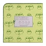 SwaddleDesigns Ultimate Swaddle Blanket Made in USA Premium Cotton Flannel Pure Green Jewel Tone Owl