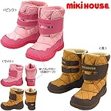 ミキハウス MIKIHOUSE キルティング ウィンターブーツ スノーブーツ(ピンク)