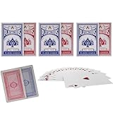 Felimoa トランプ 紙 バカラ ポーカー ブラックジャック マジック 手品 (6パック)