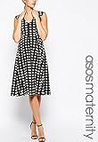 エイソス(ASOS) マタニティウエア モノトーンドット柄ドレス/ノースリーブワンピース UK6（日本のSサイズ相当） [並行輸入品]