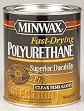 Minwaxポリウレタン半光沢、1 Qt