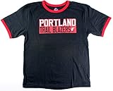 Damian Lillard Portland Trail Blazers # 0 NBA Youth Vertical Name & NumberリンガーTシャツ XL ブラック