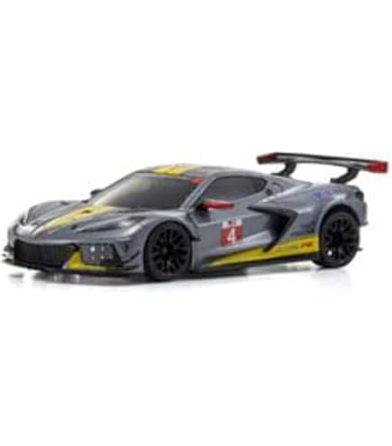 京商　ミニッツ コルベット　c8-r ホワイトボディ自作塗装　使用品　2台セット シボレー コルベット C8.R ホワイトボディセット ホワイトボディ