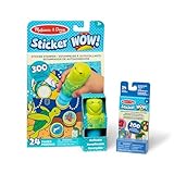 Melissa & Doug Sticker Wow! ウミガメバンドル:24ページアクティビティブック、詰め替え可能ステッカースタンプ、ミニパッド、ステッカー500枚、アート&クラフト 対象年齢3歳以上