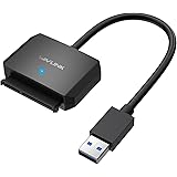 WAVLINK USB3.0 to SATA III Hard Drive Adapter Cable, SATA to USB A 5Gbps Converter, External Hard Drive Connector for 2.5"/3.