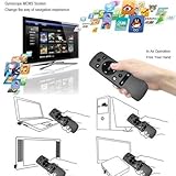 XFOX Mini 2.4G Wireless Remote controller 6-Axis(3-Gyro & 3-Gravity Sensor) Gyroscope Mouse Super En