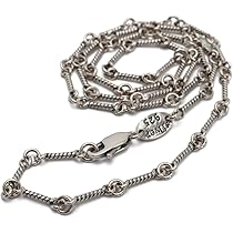 Amazon.co.jp: [silver KYASYA]シルバー925 ツイストチェーン