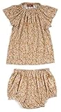 Milkbarn S / S Peasantドレスwith Bloomer 3 / 6ヶ月 – ローズ花柄
