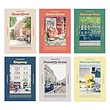 モノライク A5 キャプチャー·ザ·ライフ,ロンドン ノート 6種, A5 CAPTURE THE LIFE, LONDON 6P SET - ライン ノート、キャンパスノート148x210mm、48pages