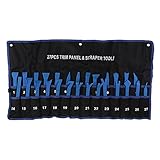 monkeyjack 27pcsナイロン車トリムパネルダッシュクリップ削除ツールImpact Resistant