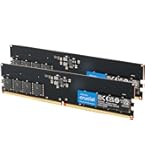 Crucial 32GB DDR5 UDIMM 4800MHz CL40 Desktop PC Memory, Green