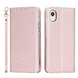 Galaxy A22 5G SC-56B ケース サムスン galaxy a22 5g 手帳型 ギャラクシー a22 5g カバー galaxy a22 5g sc-56b 手帳ケース sc-56b case Zouzt PUレザー製 ストラップ付き ベルトなし スタンド カード収納 マグネット 耐衝撃 滑り止め 5色 ピンク