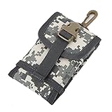 U-TIMES Nylon Universal Smart Phone Case Outdoor Tactical Molle Gadget Pouch Accessory Bag(ACU Camou