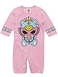 (マイファーストヒステリック) MY FIRST HYSTERIC エンジェルコット Teddy mini 長袖ロンパース ピンク