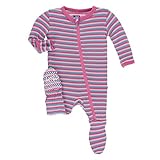 Kickee Pants SLEEPWEAR ベビー・ボーイズ ボーイズ カラー: ピンク