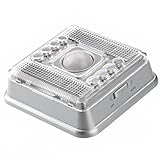 Myoffice センサーライト シルバーPIR赤外線8LEDアートモーションセンサー検出器　インドアナイトライト　ランプ　ワイヤレス