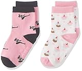 Sock it To Me (ソックイットトゥーミー) キッズ ソックス 2足セット アメリカ発 おしゃれな子供靴下 Toddler 2 Pack: Pink Ninja & Cupcake【正規輸入