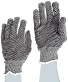Ansell 76-102 PVC Glove, Cut Resistant, Coated on Gray Poly/Cotton Liner, Small (Pack of 12 Pairs) b