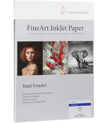 Amazon | Hahnemuhle マットファインアートテクスチャインクジェット