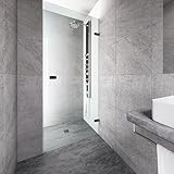 Vigoテンポ30 to 30.5-in。調節可能なフレームなしシャワードア.3125-in。クリアガラスとアンティークRubbed Bronzeハードウェア 30 VG6073ARBCL30 1