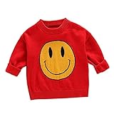 (プタス)Putars ベビー服 子供服 セーター 女の子 男の子 冬服 長袖 二色 笑顔 可愛い 秋 冬 運動服 旅行 記念日 プレゼント 1-6歳