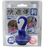ノムラテック 快適便利 ダブルロック 吸盤フック ブルー N-2375