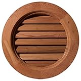 Ekena Millwork GVWRO12X1201SFUWR Unfinished, Functional, Smooth Western Red Cedar with 1-Inch x 4-In