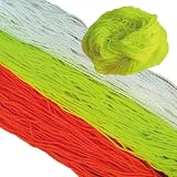 ヨーヨーひも 100本セット イエロー オレンジ ホワイト ヨーヨーストリング YOYO 替え紐 高強度 耐久性 カラフル ビビッドカラー (イエロー)