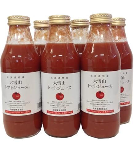 Amazon.co.jp: Hokkaido Daisetsuzan Tomato Juice No Salt (1000ml x