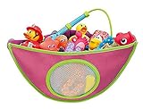 JX-SHOPPU お風呂ハンモック型収納ポケット 抗菌加工 水きりがよくてたっぷり収納 おもちゃスッキリ清潔に