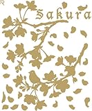 マイサ ハル インテリアステッカー サクラ スモールサイズ パレアベージュ