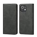 Xiaomi Mi 11 Lite 5G ケース 手帳型 シャオミ mi 11 lite 5g カバー xiaomi 11 lite 5g 手帳ケース xiaomi mi 11 lite 5g case Zouzt 合成皮革 財布型 カード収納 ベルトなし マグネット スタンド 5色 ブラック