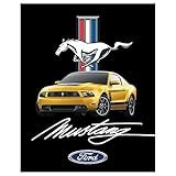 Ford Mustang Heavy Fleece Sherpa Blanket 48 X 60 [並行輸入品]