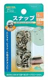ファミリーツール(FAMILY TOOL) 6組スナップ 15mm ニッケル 51402