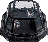 Maxim Lighting 40269WGOB Garden Vivex 2-Light Outdoor Ceiling Mount, Oriental Bronze with Water Glas