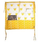 Domybest おもちゃ収納袋 ベビーベッド 収納　可愛い　お風呂収納袋　メッシュバッグ ベビーベッド サイドポーチ 片付けネット吊り袋 　子供部屋収納 (D)