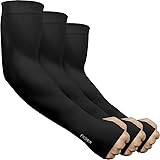 UV Protection Cooling Arm Sleeves for Men Women Youth, beister 6/3 Pairs Long Sunblock Protective Arm Covers for Cycling,Bask
