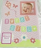 C R Gibson Sweet Girl Baby's First Memory Book by CR Gibson [並行輸入品]
