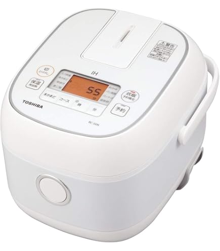★★美品★2023年製 TOSHIBA IHジャー 炊飯器 RC-5XT Amazon | TOSHIBA RC-5XT-W(ホワイト)IH炊飯ジャー 炊飯器 3合